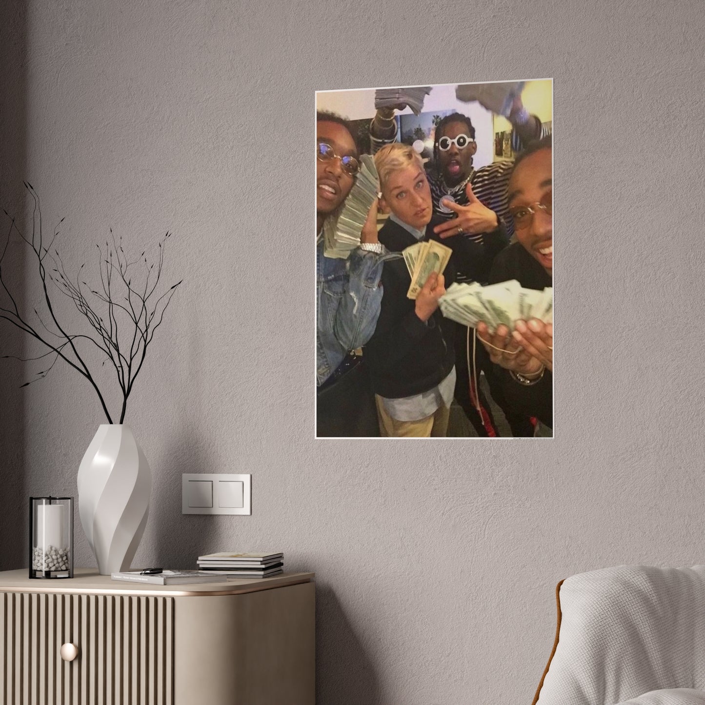 ELEN N 3 AMIGOS RACKS POSTER