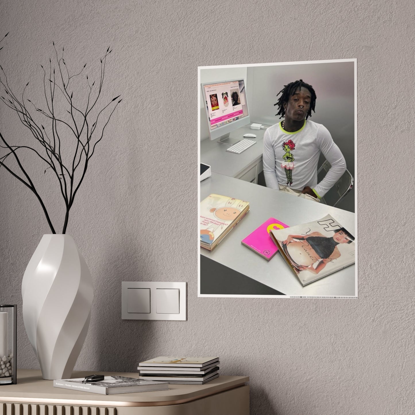 OFFICE JOB UZI POSTER