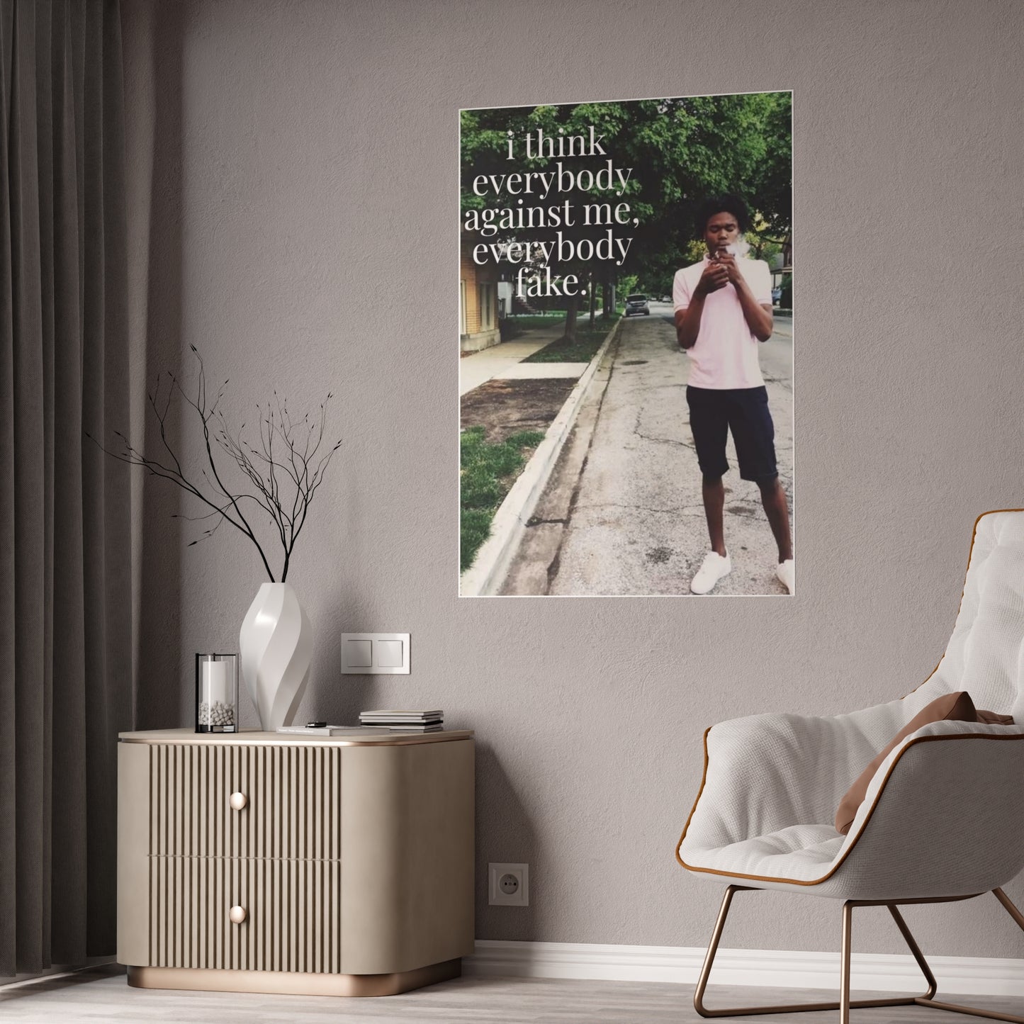 EVERYONE FAKE LUCKI POSTER