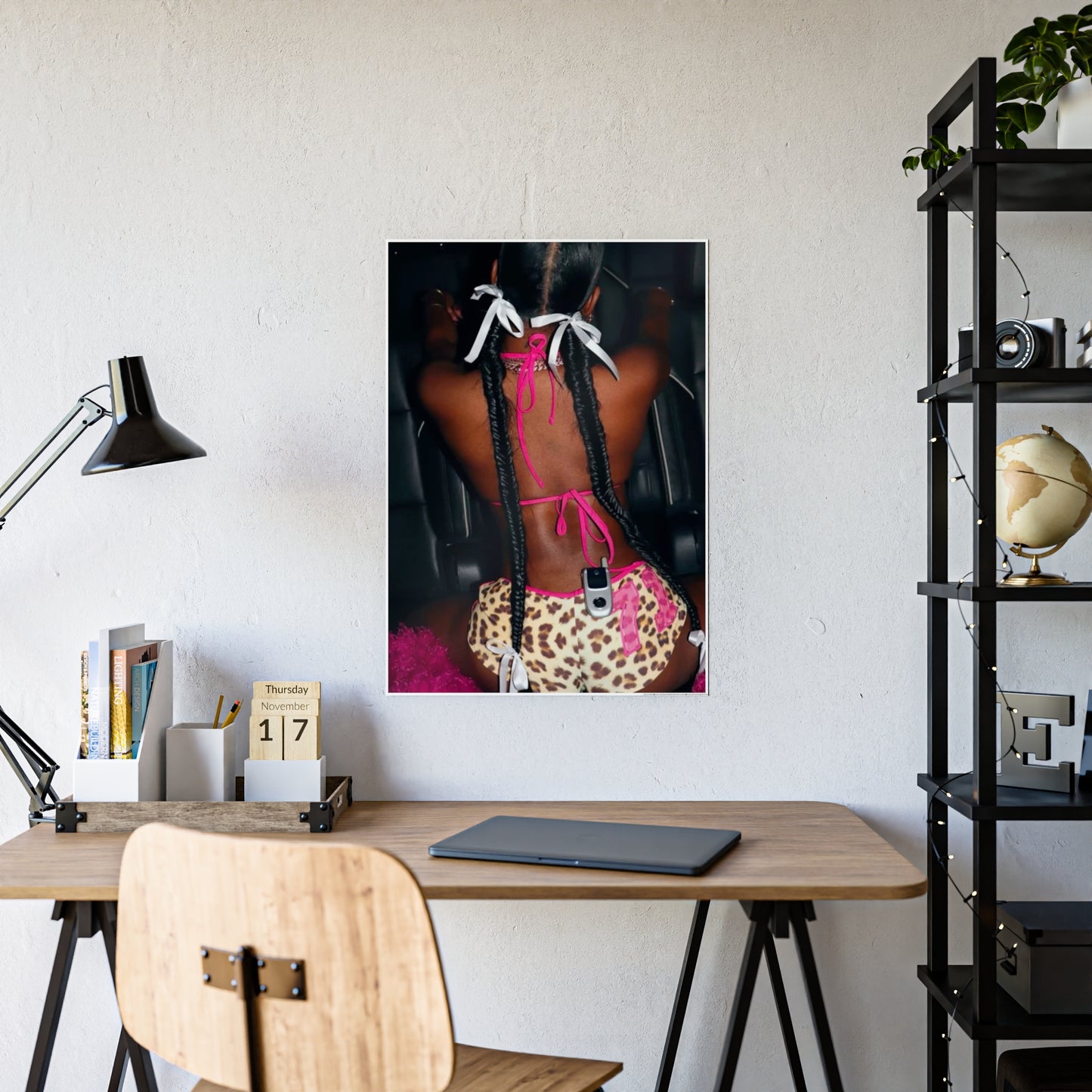 CHEETAH PRINT GAL POSTER