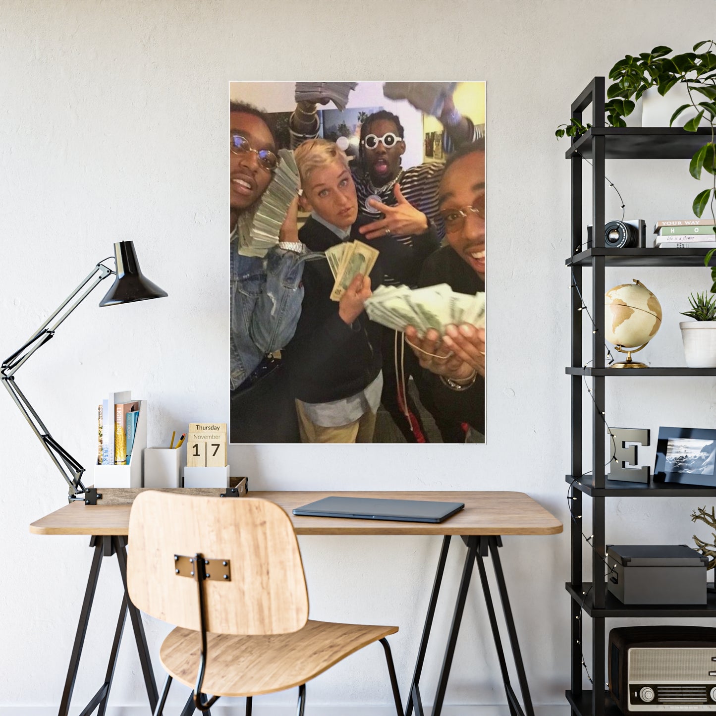 ELEN N 3 AMIGOS RACKS POSTER