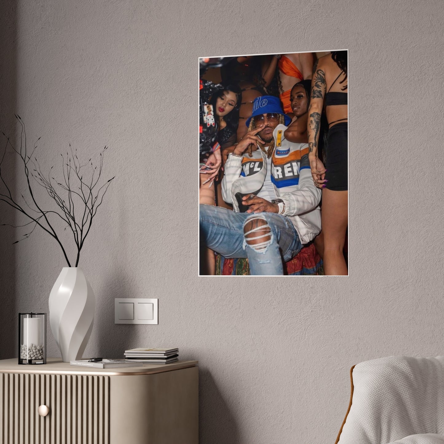 HUZZ WITH FUTURE POSTER