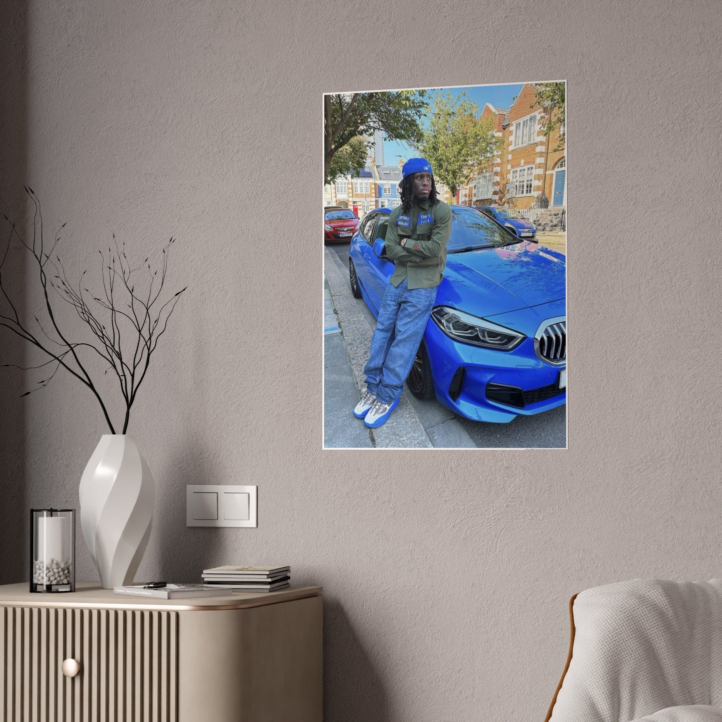 ALL BLUE KAI CENAT POSTER