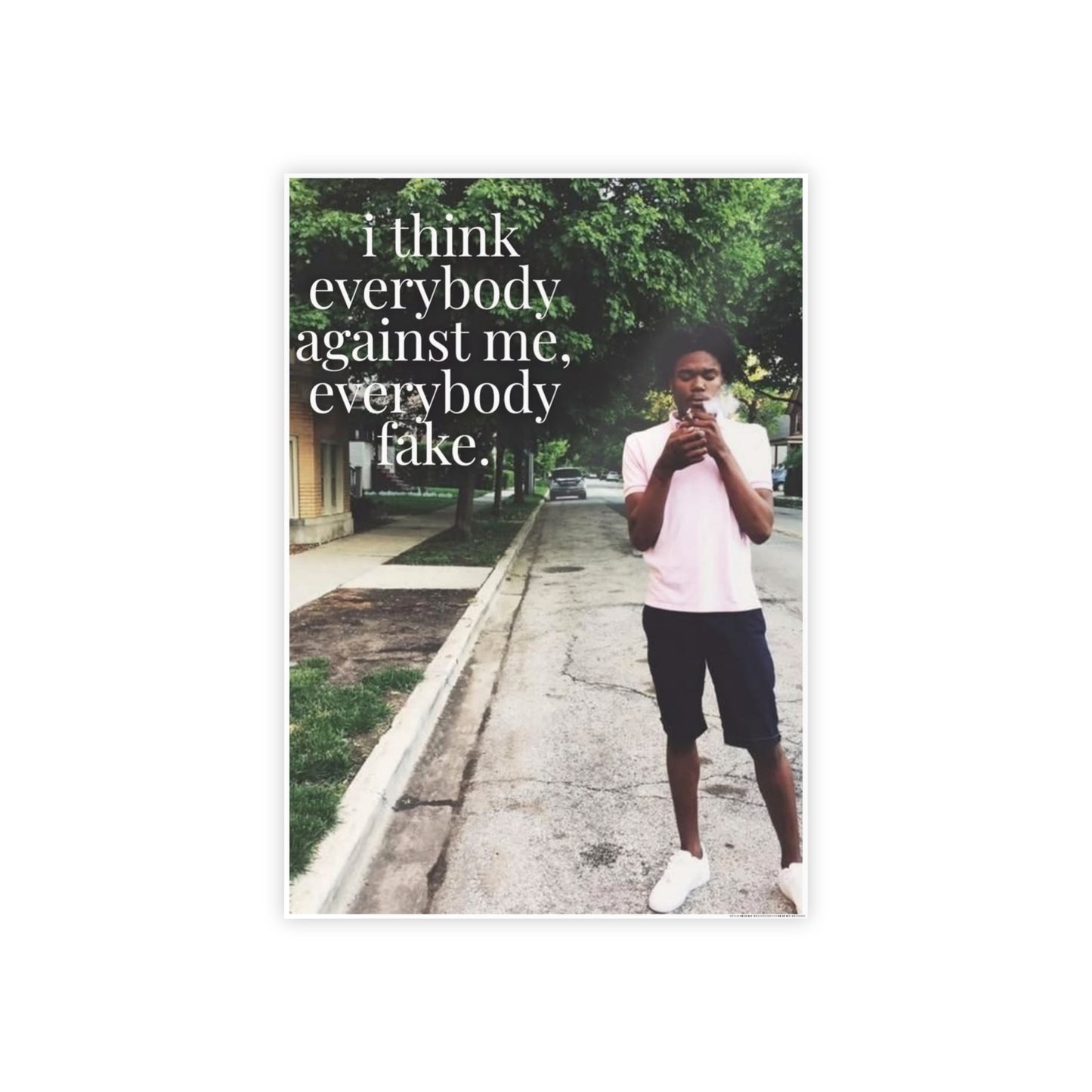 EVERYONE FAKE LUCKI POSTER