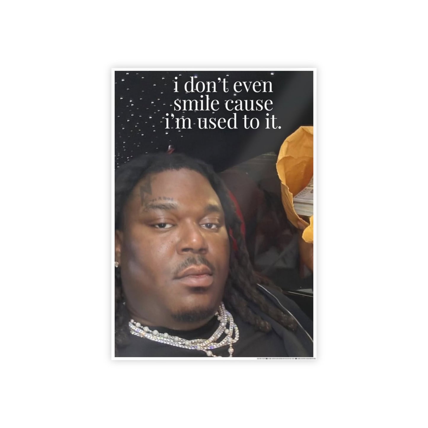 NO SMILE BEEN DAT LUCKI