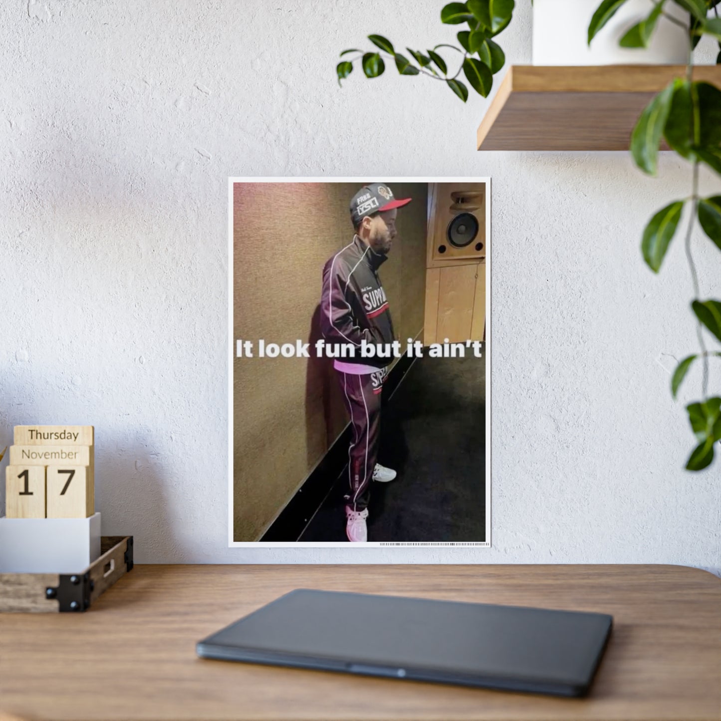 ITS NOT FUN VEEZE POSTER
