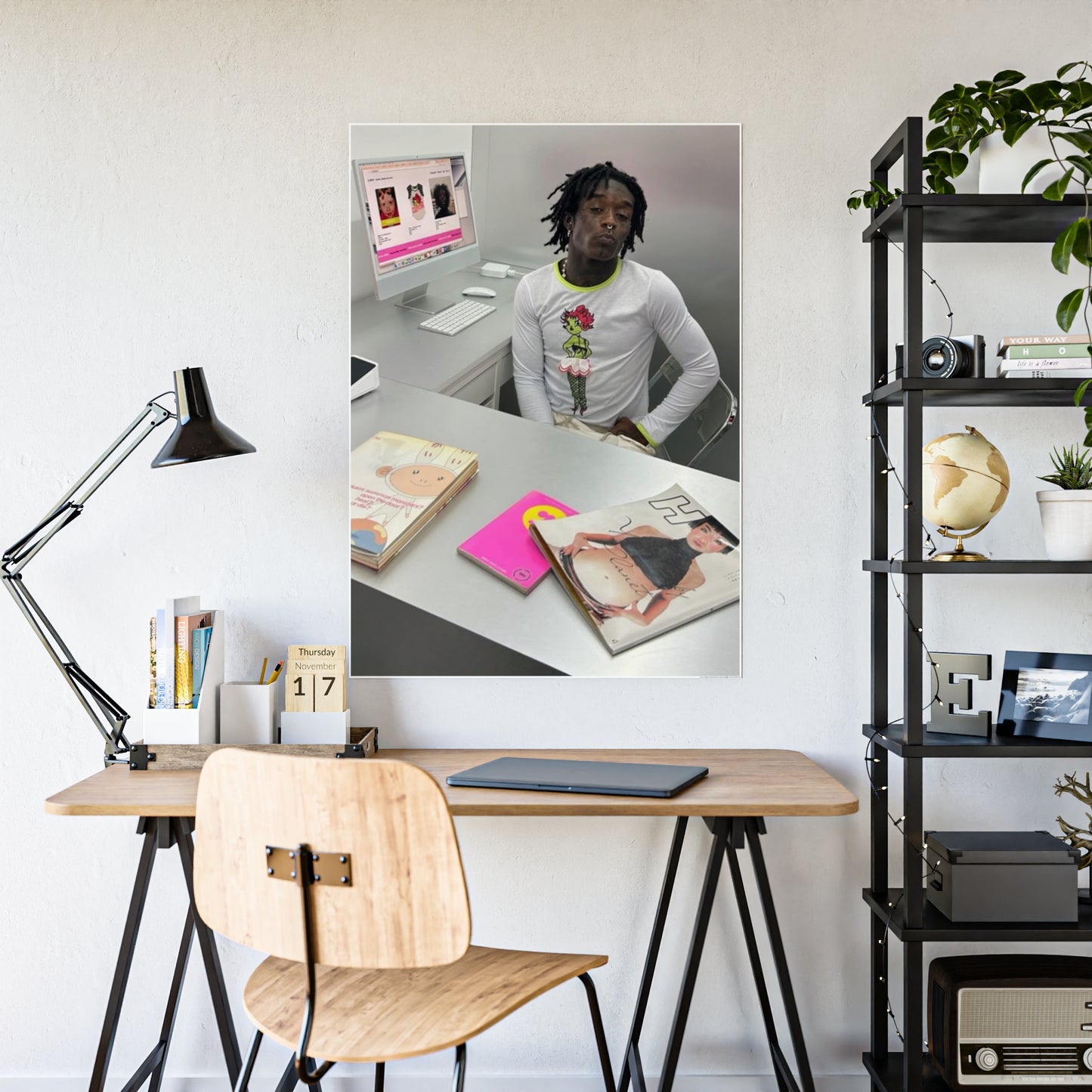 OFFICE JOB UZI POSTER