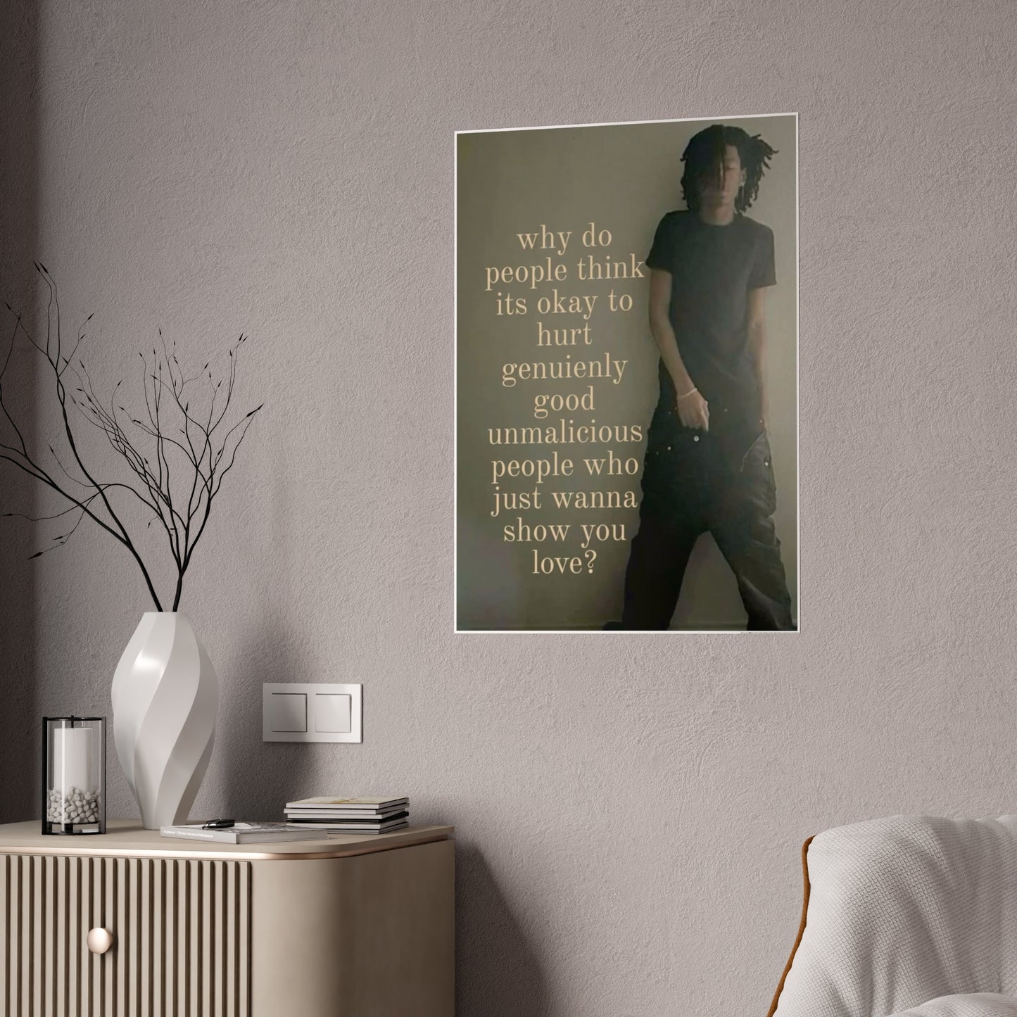 WHY DO PEOPLE HURT POSTER