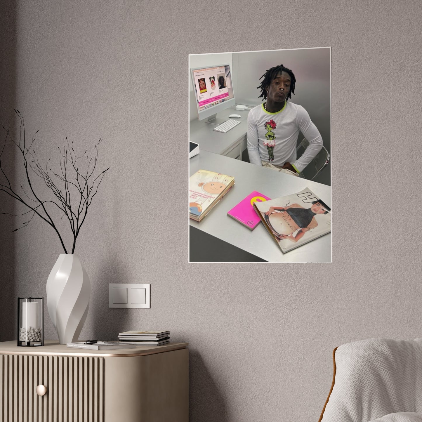 OFFICE JOB UZI POSTER