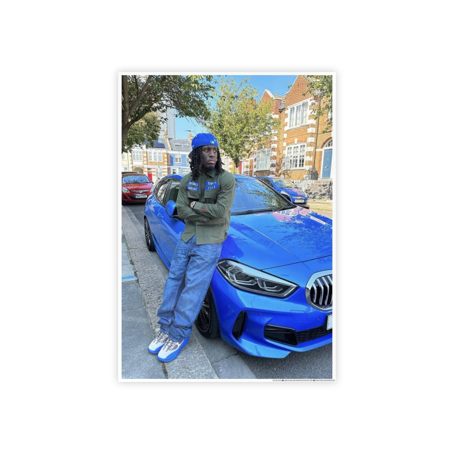 ALL BLUE KAI CENAT POSTER