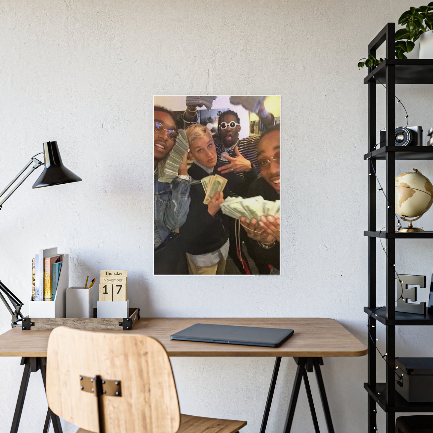 ELEN N 3 AMIGOS RACKS POSTER