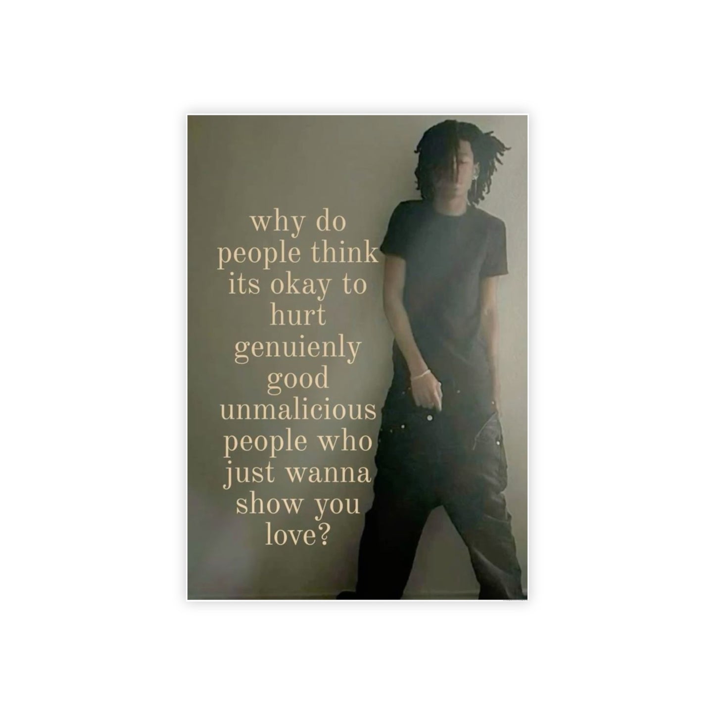 WHY DO PEOPLE HURT POSTER