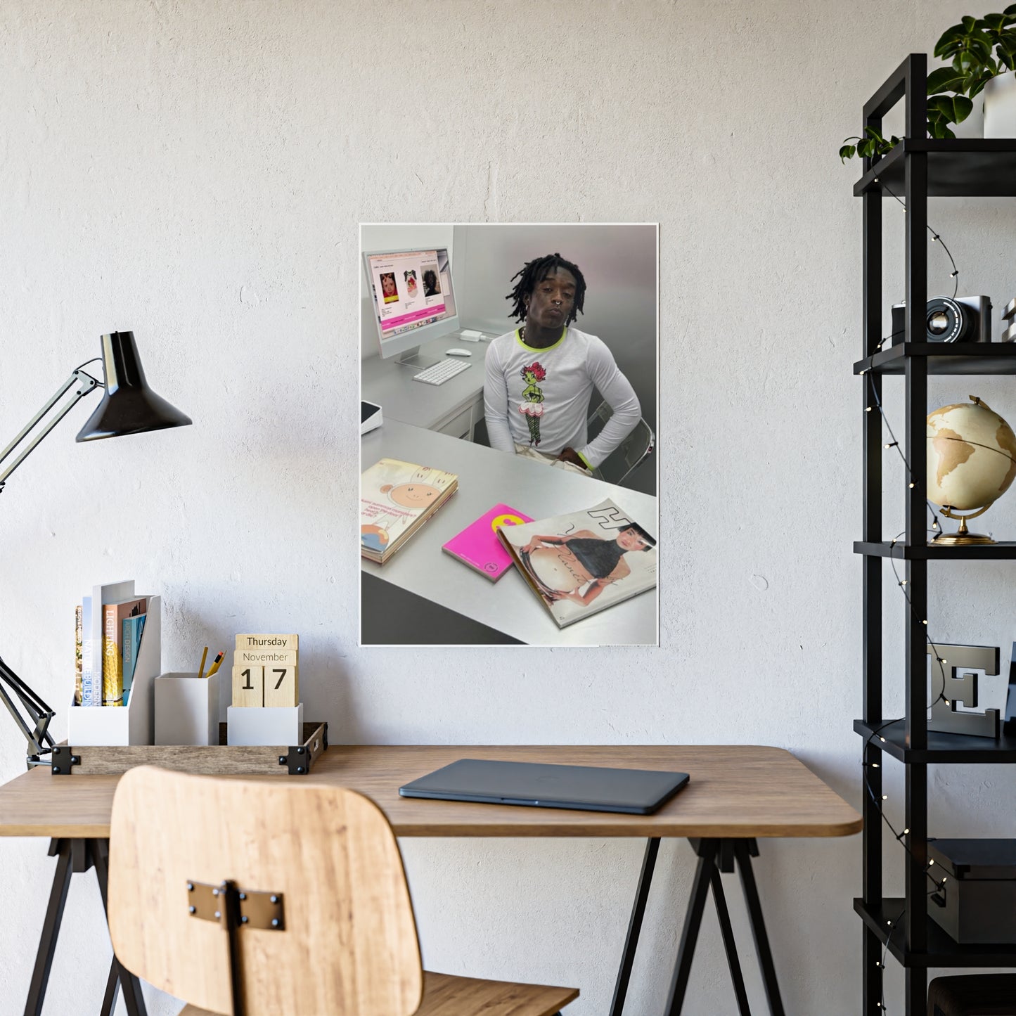 OFFICE JOB UZI POSTER