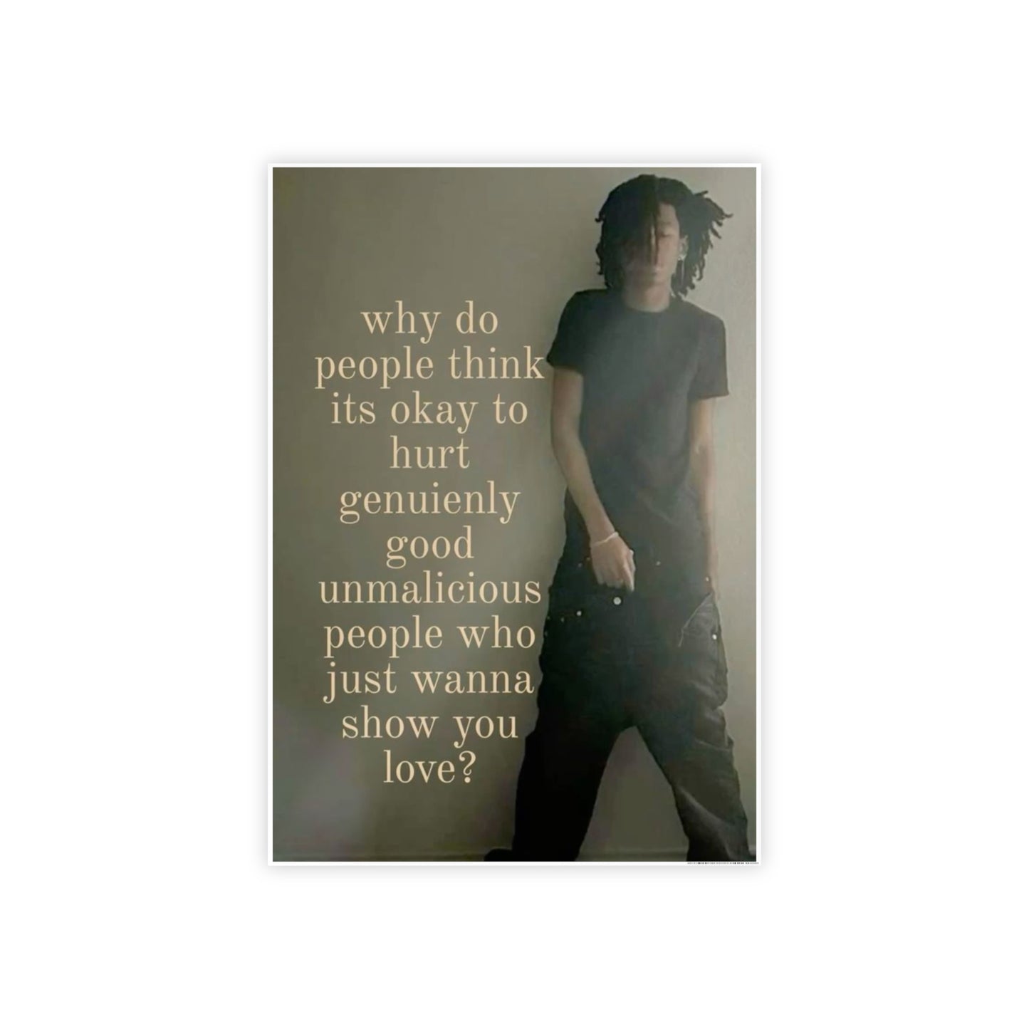 WHY DO PEOPLE HURT POSTER