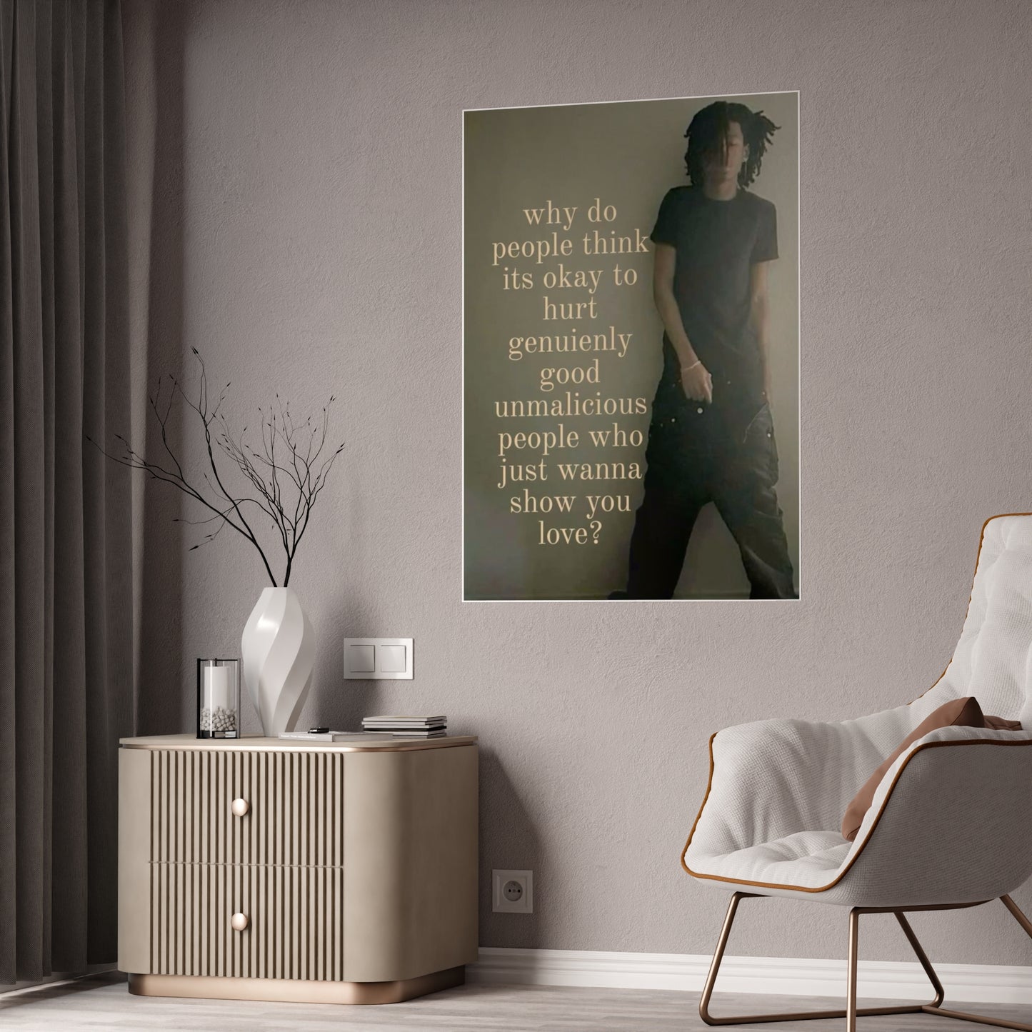 WHY DO PEOPLE HURT POSTER