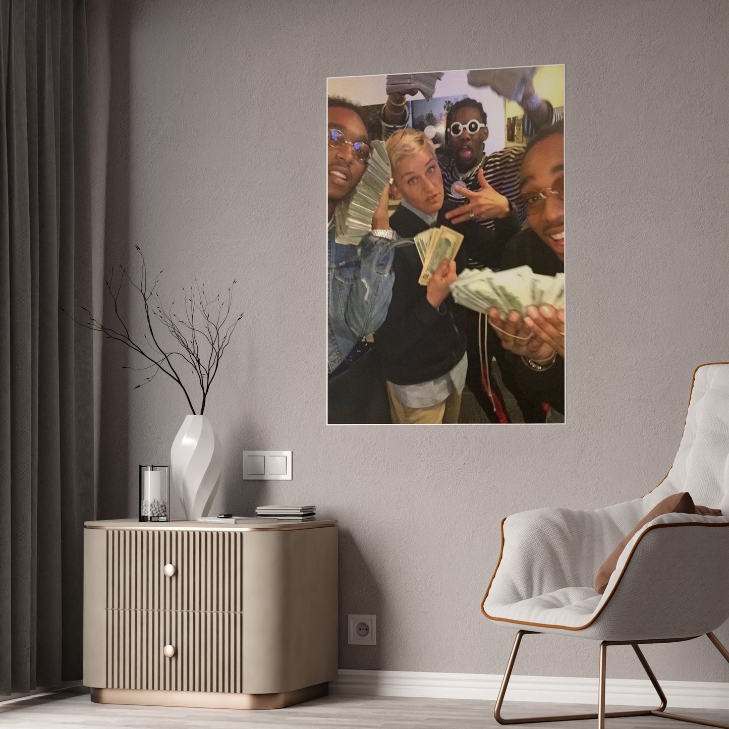 ELEN N 3 AMIGOS RACKS POSTER