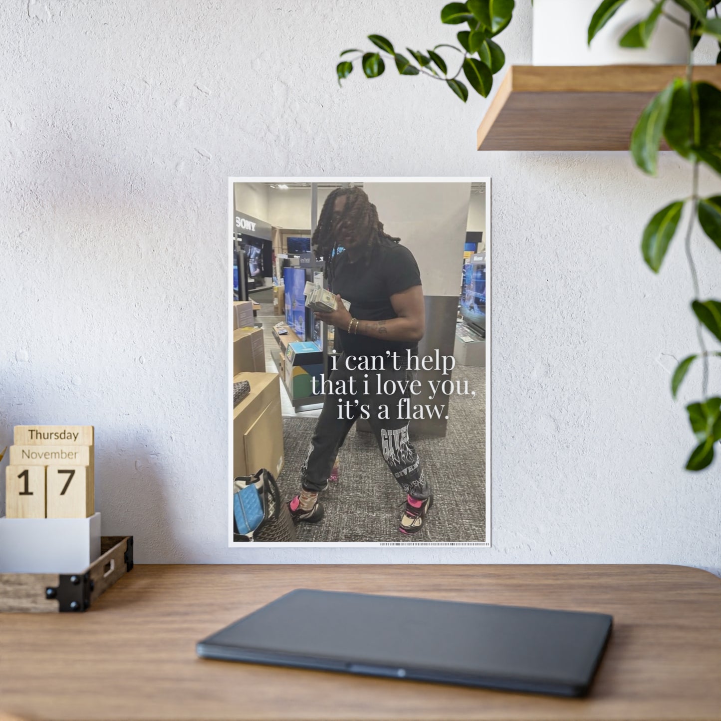 LOVE 4 EVER LUCKI POSTER