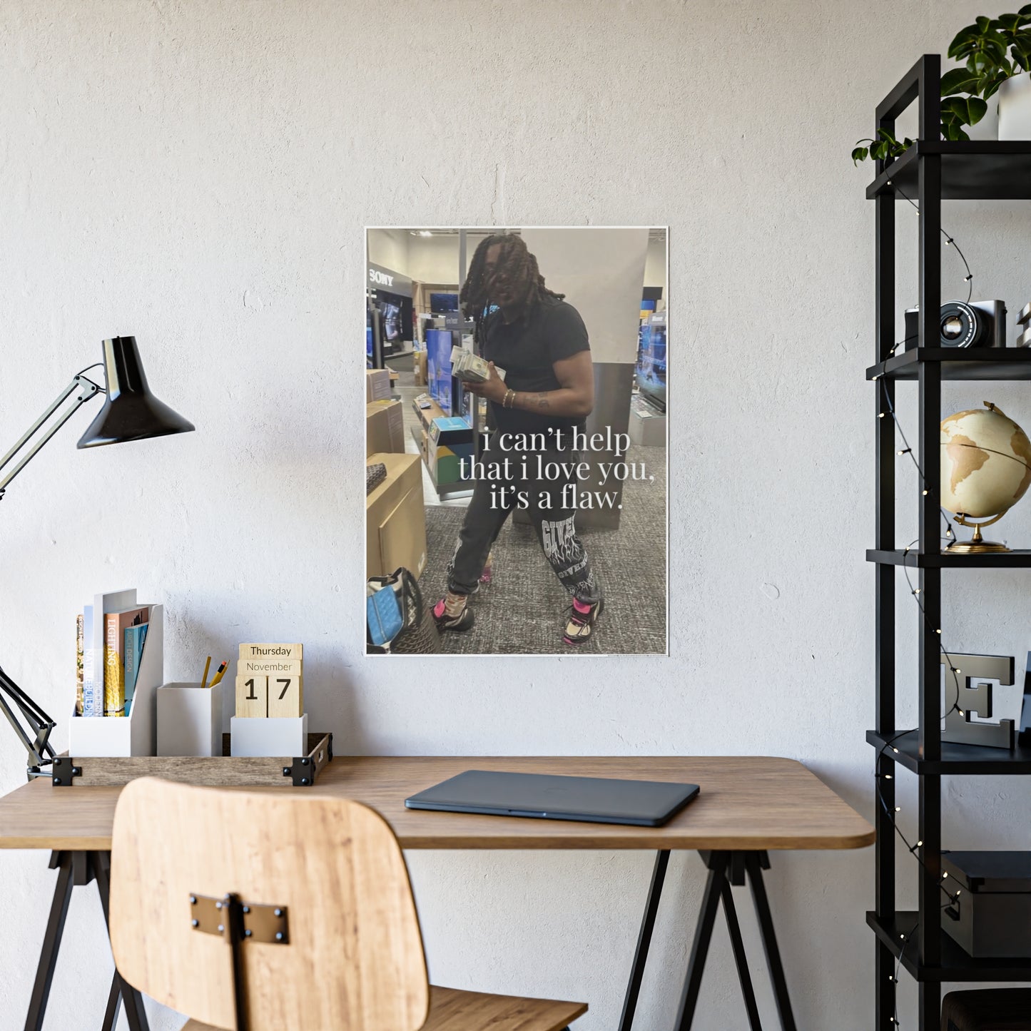 LOVE 4 EVER LUCKI POSTER