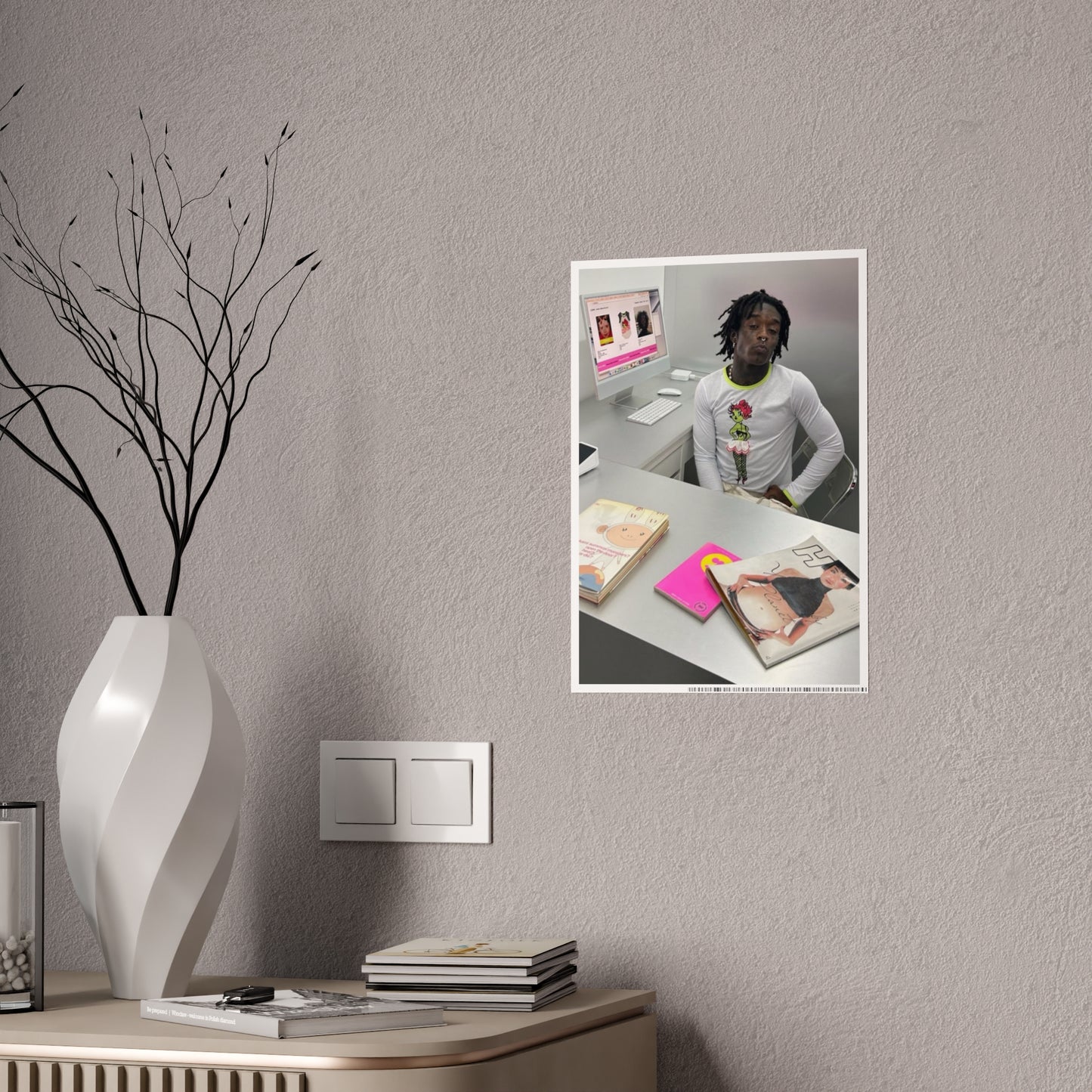 OFFICE JOB UZI POSTER