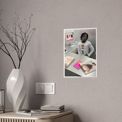 OFFICE JOB UZI POSTER