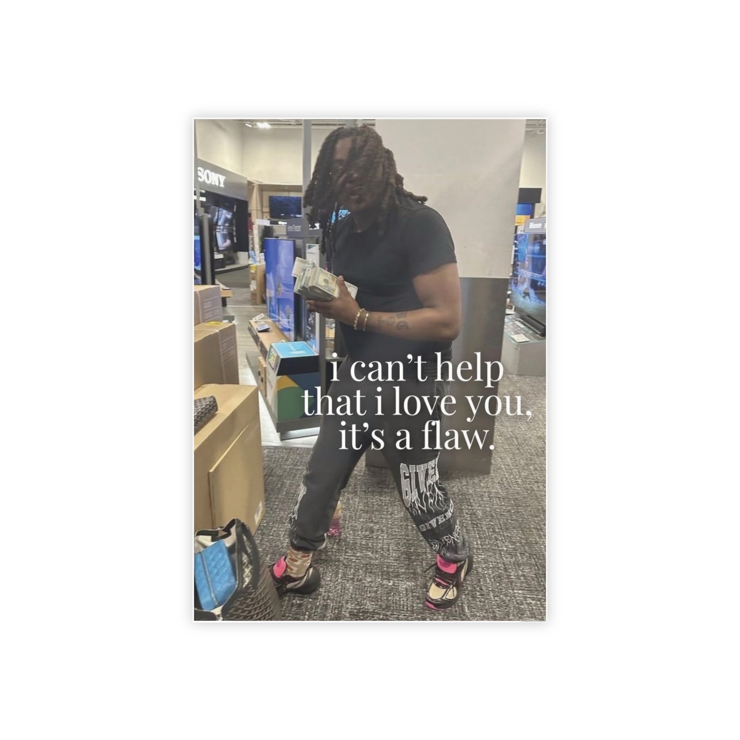 LOVE 4 EVER LUCKI POSTER