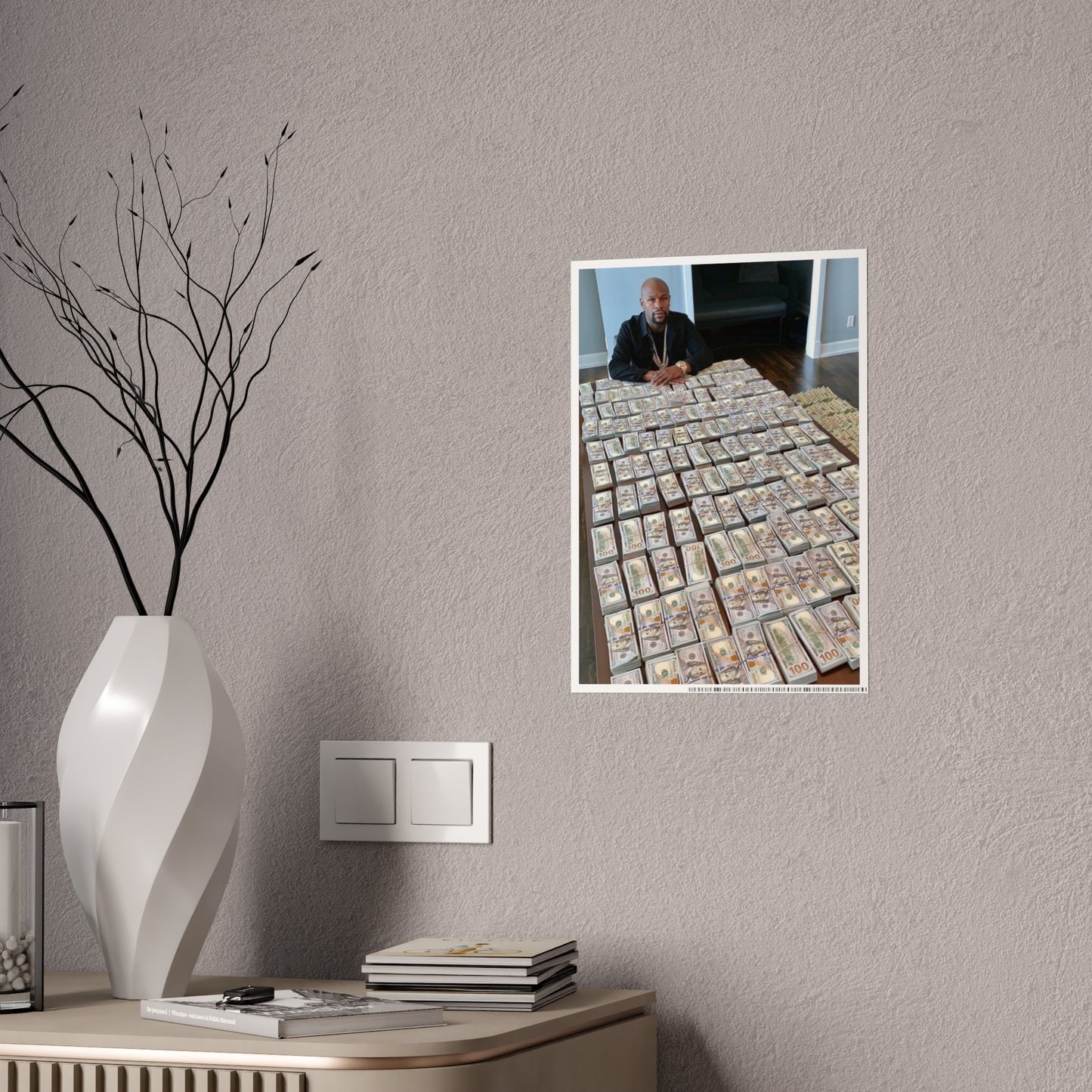 $1000000 MONEY FLOYD MAYWEATHER POSTER