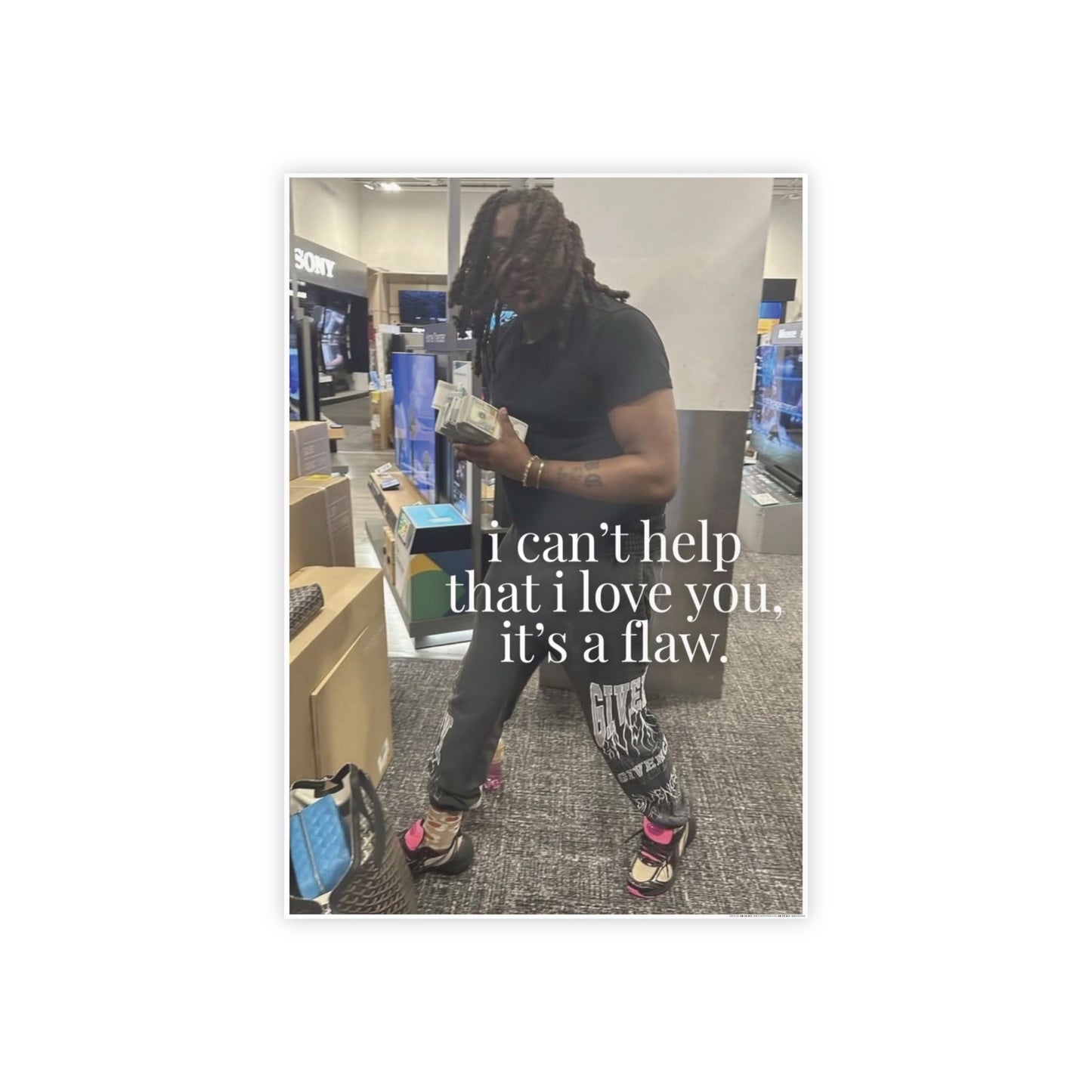 LOVE 4 EVER LUCKI POSTER
