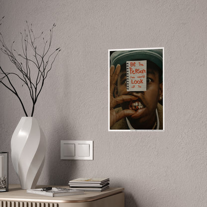 BE YOUR ROLE MODEL TYLER THE CREATOR POSTER