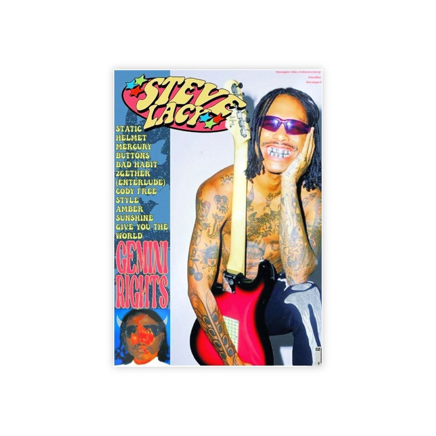 GEMINI RIGHTS STEVE LACY POSTER