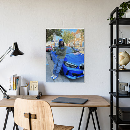 ALL BLUE KAI CENAT POSTER