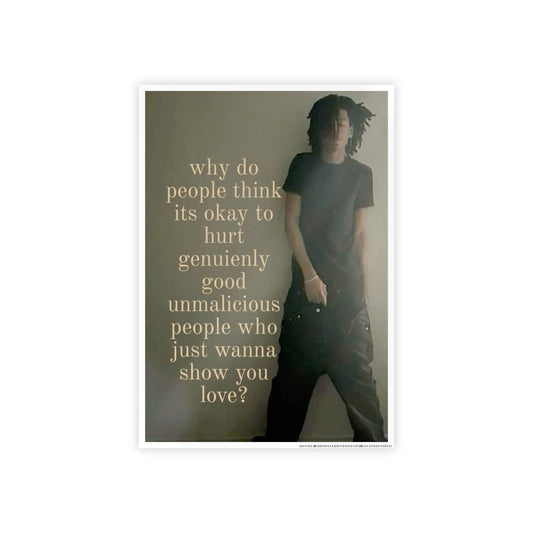 WHY DO PEOPLE HURT POSTER